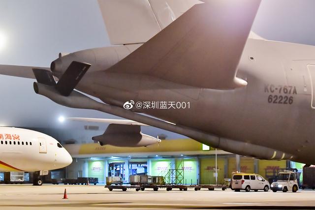 运20快来看，意大利KC767空中加油机飞抵中国，来深圳买口罩